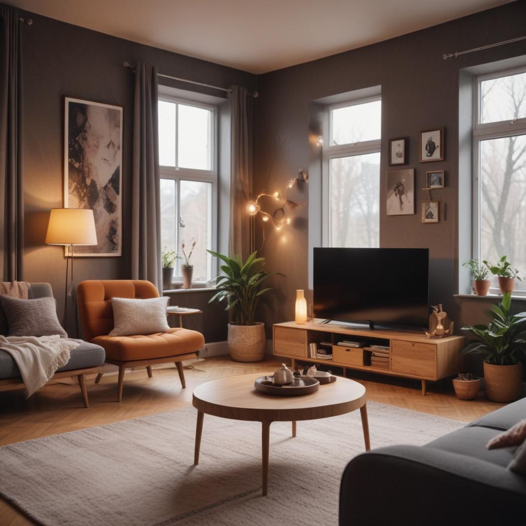 Интерьер в стиле современной эклектики: сочетание разноформенных элементов и фактур