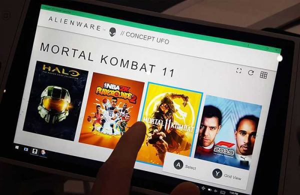 Первый обзор Alienware Concept UFO: игровая консоль коммутатор на Windows